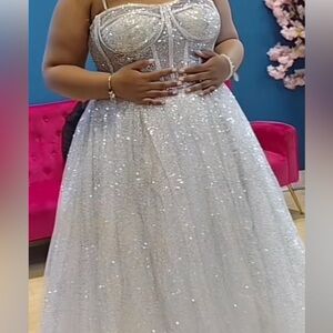 Sparkling White Gown